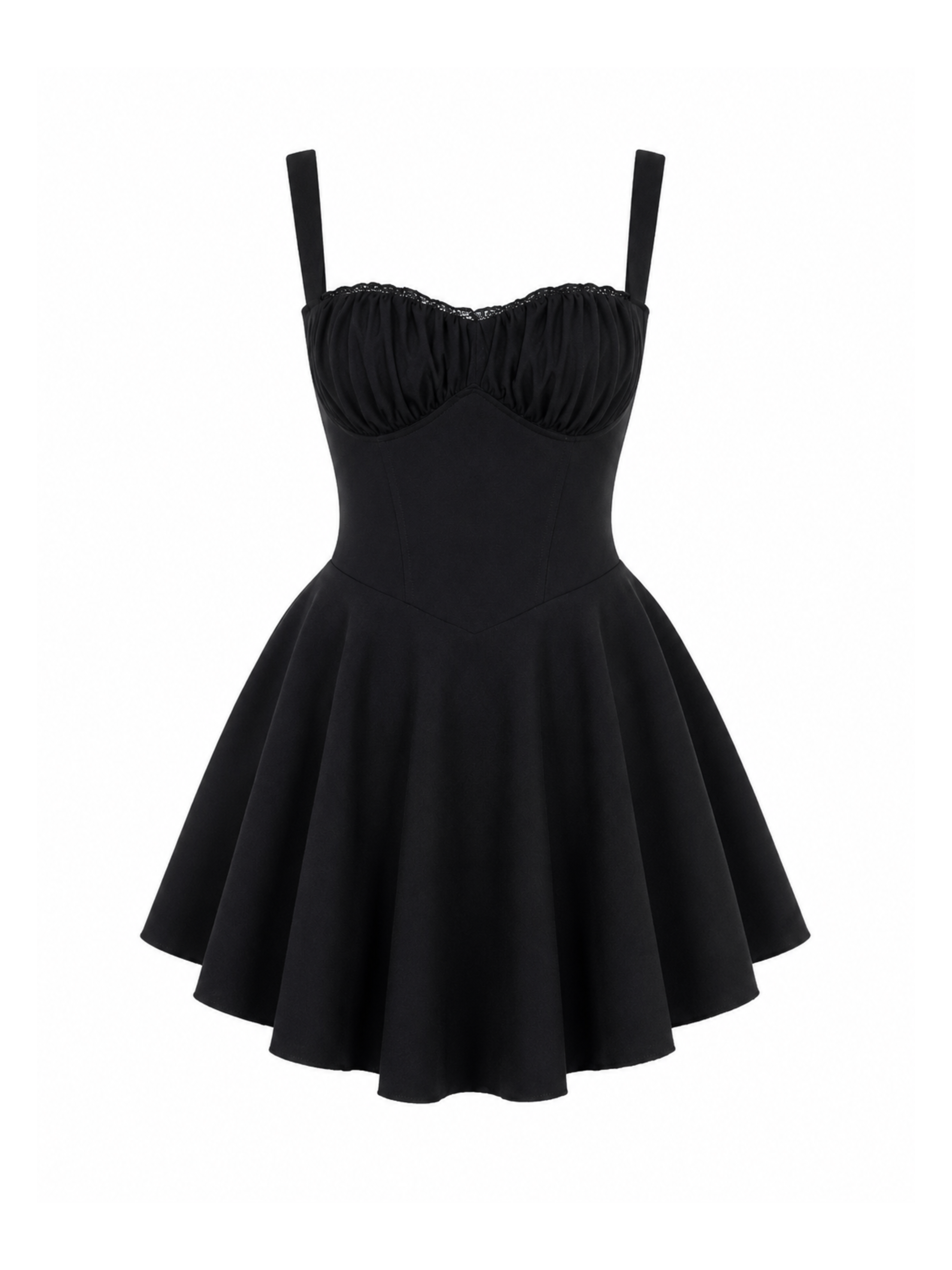 Corset Bow Back Mini Dress