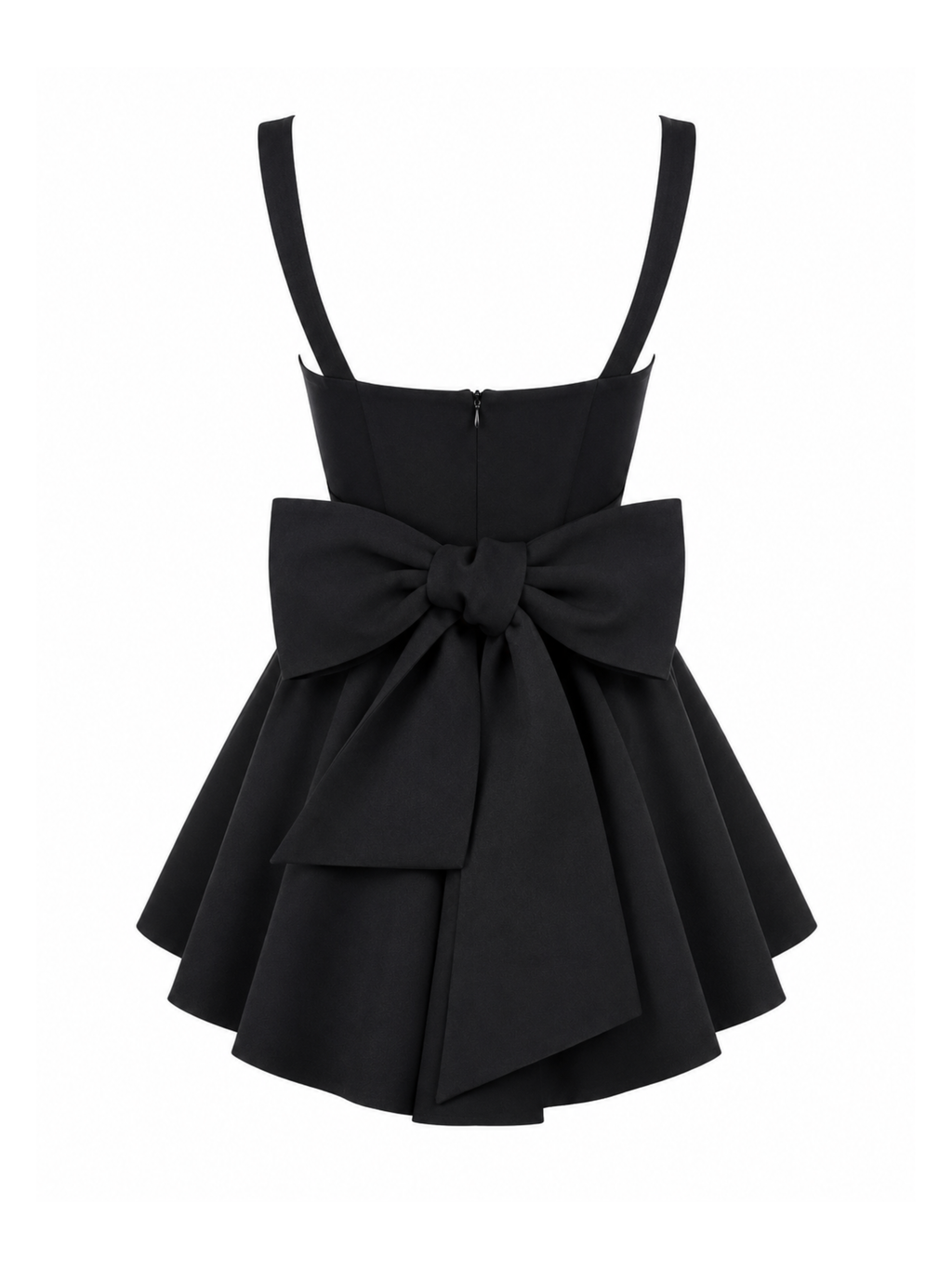 Corset Bow Back Mini Dress