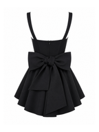 Corset Bow Back Mini Dress