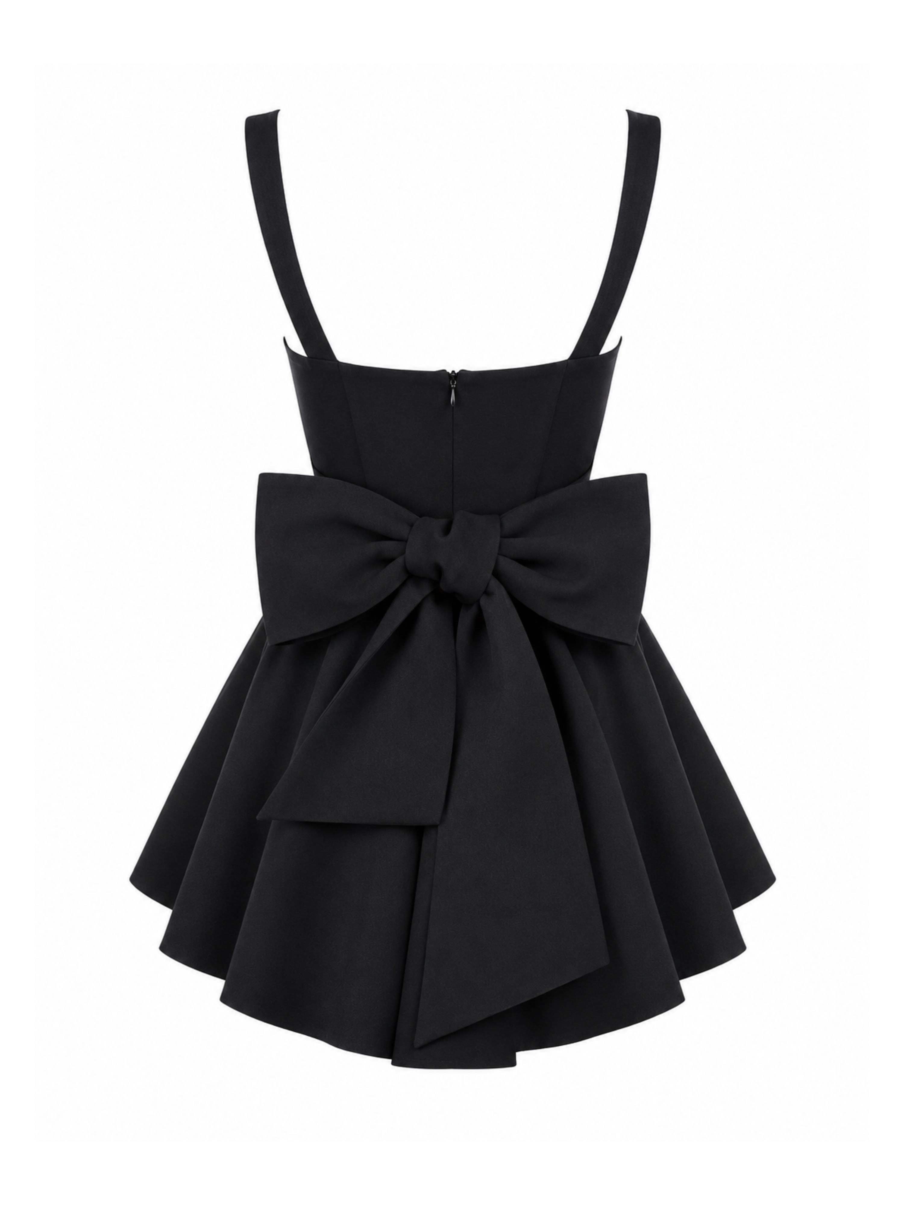 Corset Bow Back Mini Dress