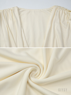 Sevia Draped V-Neck Maxi Dress