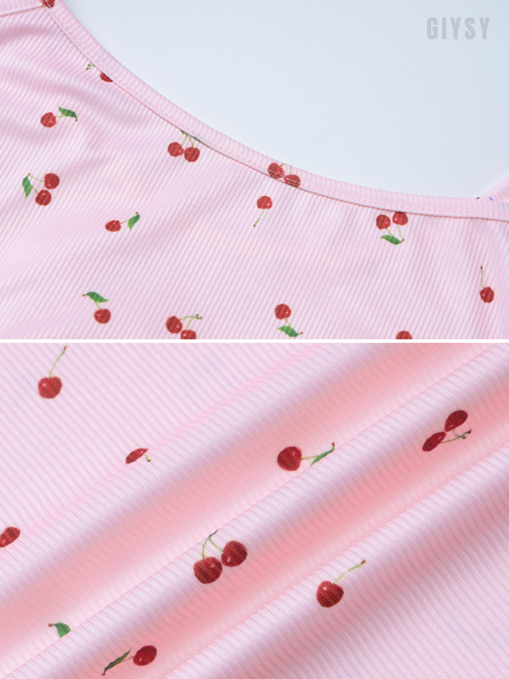 Odelin Cherry Print Cami Maxi Dress