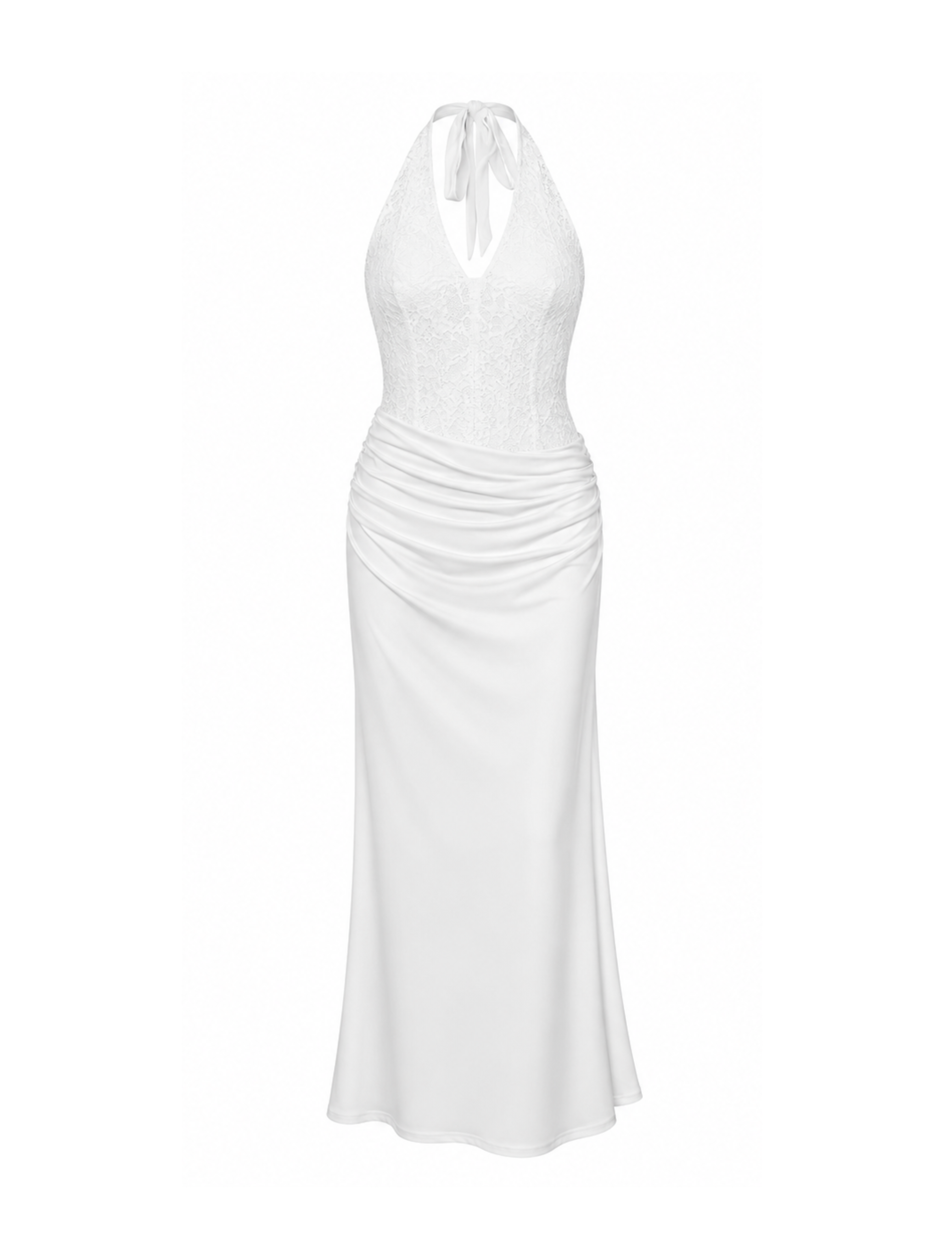 Vessia Draped Waist Maxi Dress