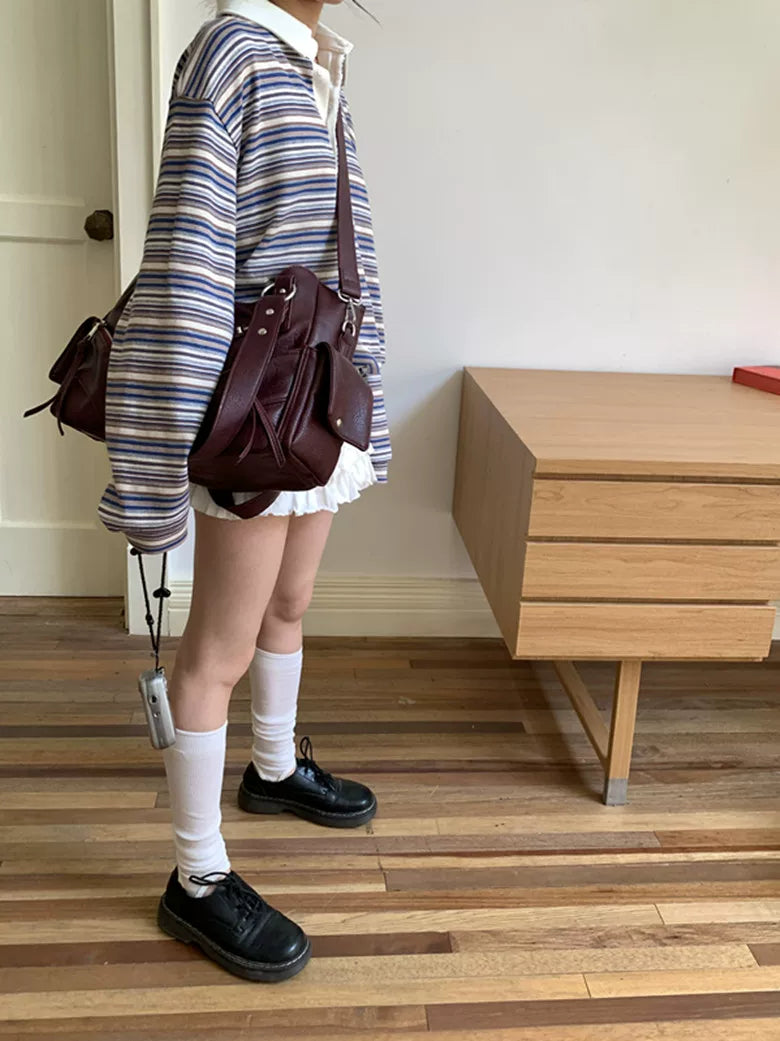 Kallie Vintage Oversized Shoulder Bag