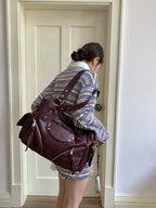Kallie Vintage Oversized Shoulder Bag