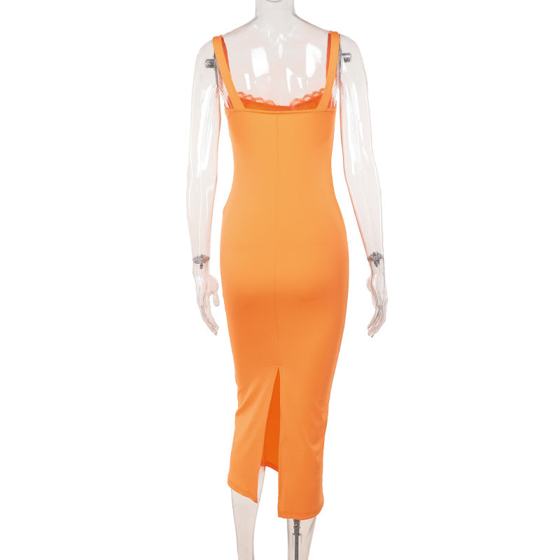 Rovenna Lace Cup Midi Dress