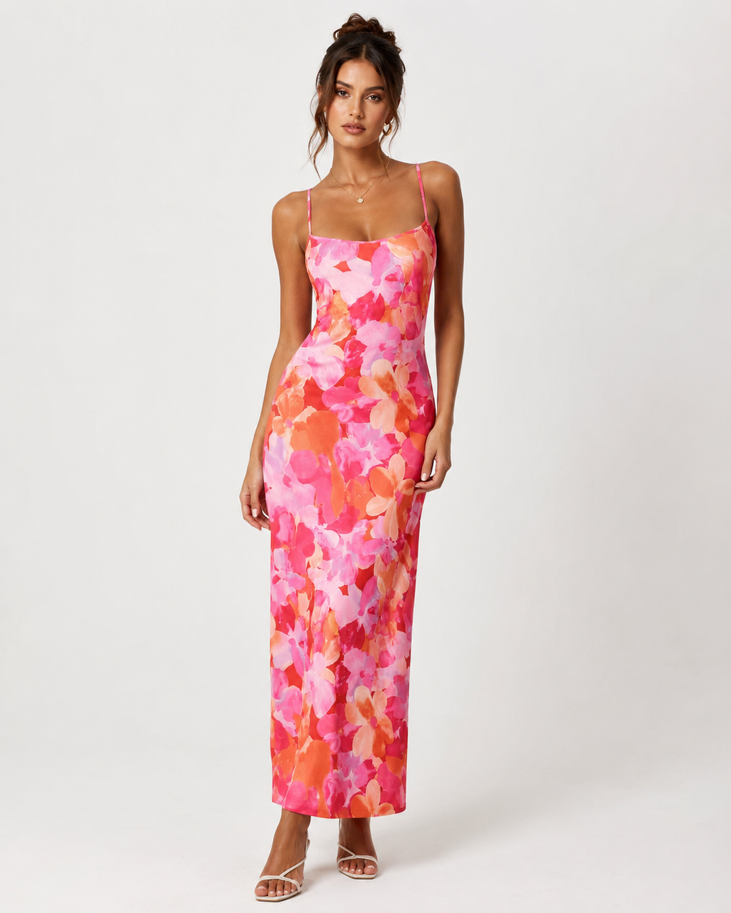 Orya Floral Cami Maxi Dress