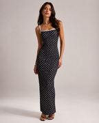 Sancia Polka Dot Cami Maxi Dress