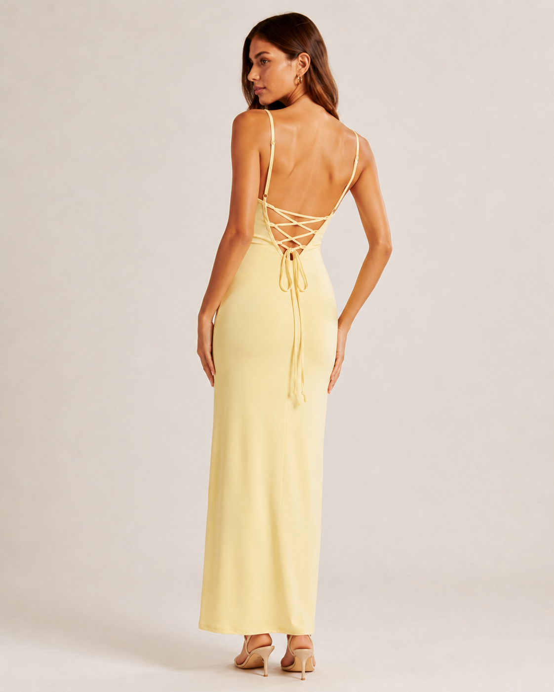 Seline Ruched Cami Maxi Dress