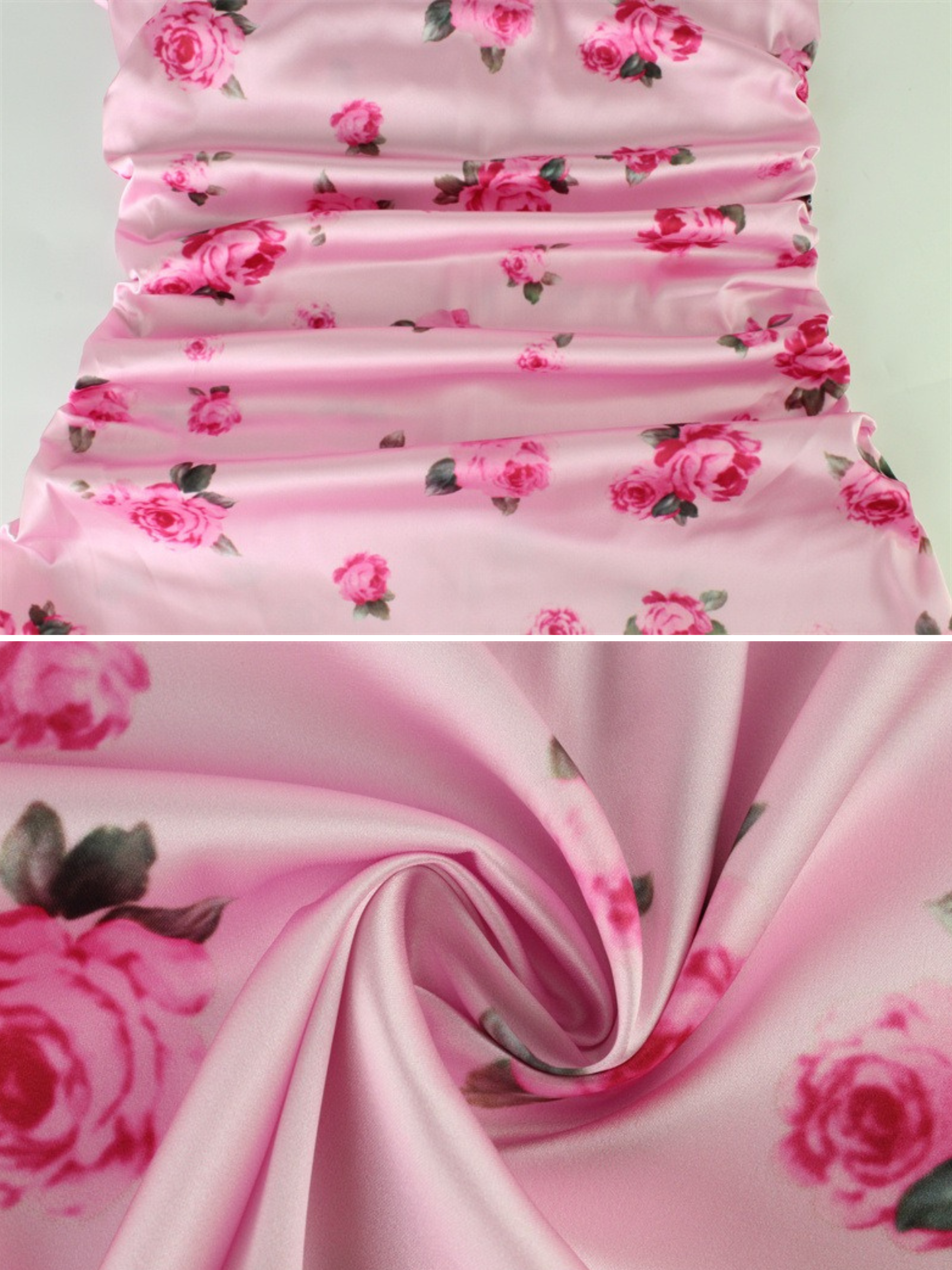 Mirenza Pink Rose Floral Maxi Dress
