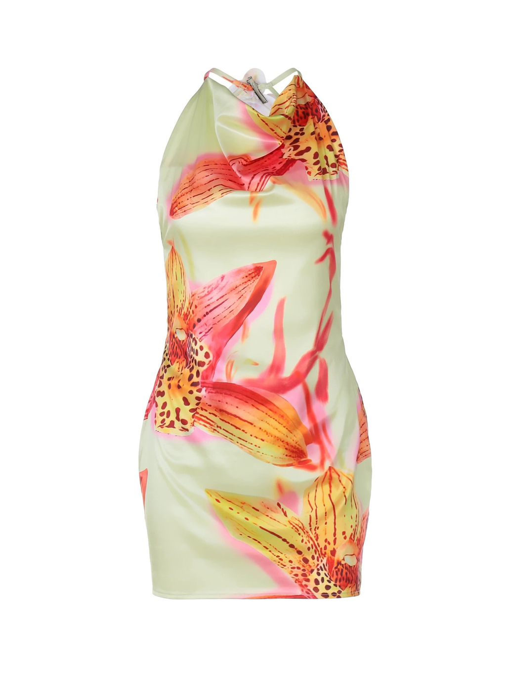 Malou Floral Halter Mini Dress
