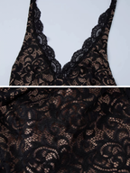 Elysia Lace Halter Mini Dress
