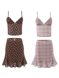 Mila Lace Trim Cami & Mini Skirt Set