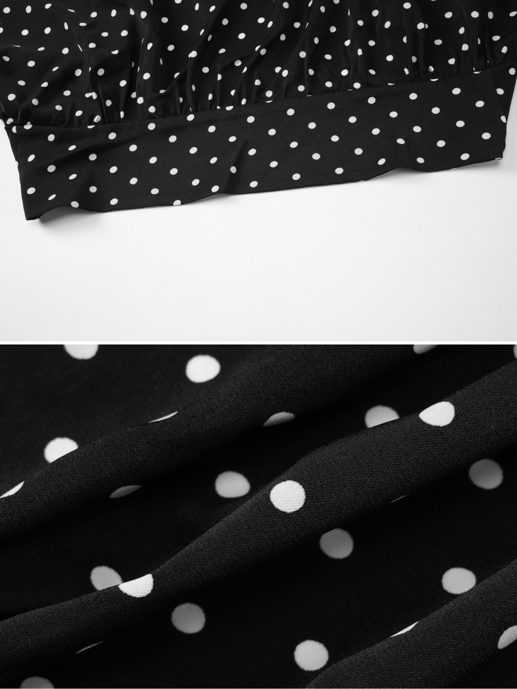 Polka Dot Halter Scarf Top