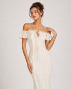Velira Off-Shoulder Ruffle Maxi Dress