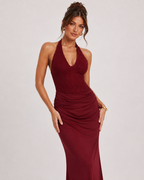 Vessia Draped Waist Maxi Dress