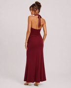 Vessia Draped Waist Maxi Dress
