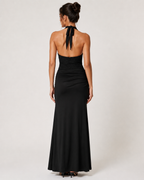 Vessia Draped Waist Maxi Dress