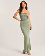Vessia Lace Cami Maxi Dress