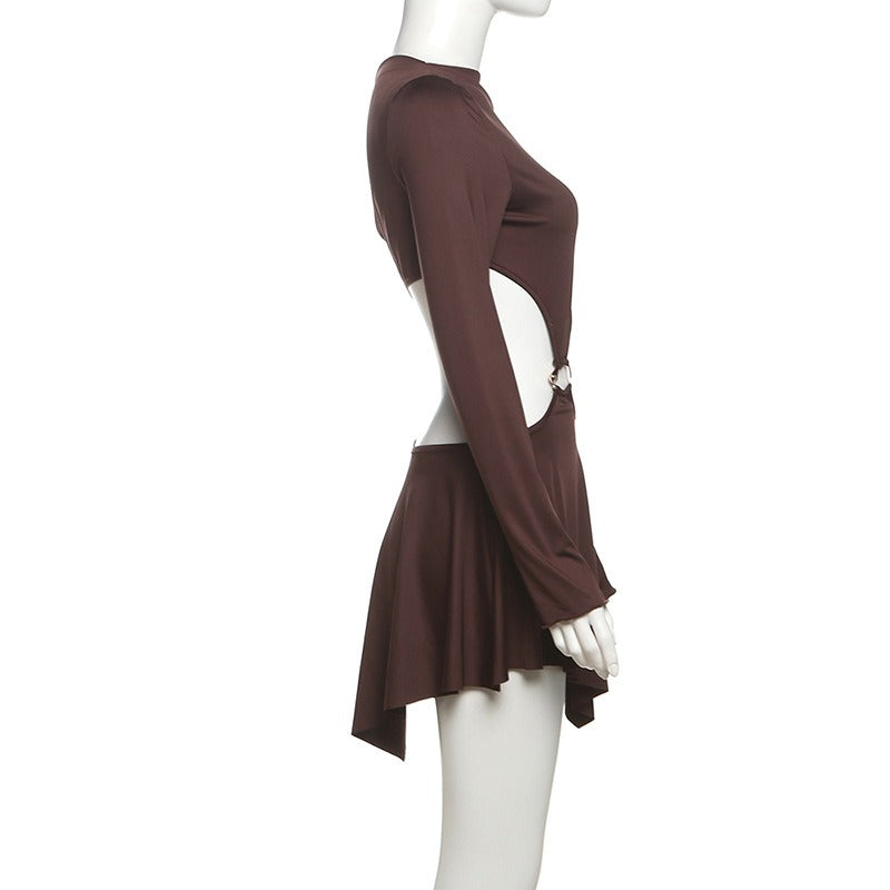 Vivia One Shoulder Cut-Out Mini Dress