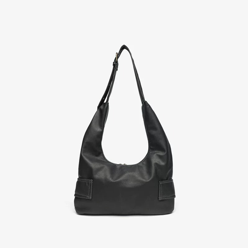 Bianca Vintage Buckle Hobo Shoulder Bag