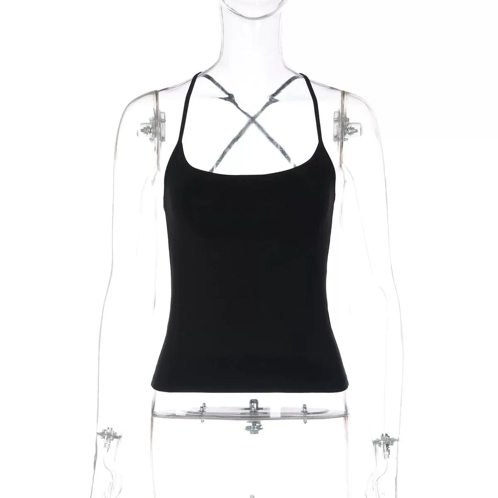 Gwen Halter Top & Foldover Capri Pants Set