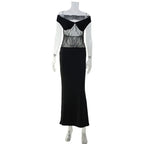 Sarielle Lace Off-Shoulder Maxi Dress