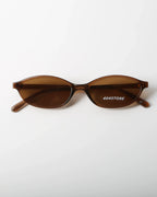 Stella Slim Oval Sunglasses