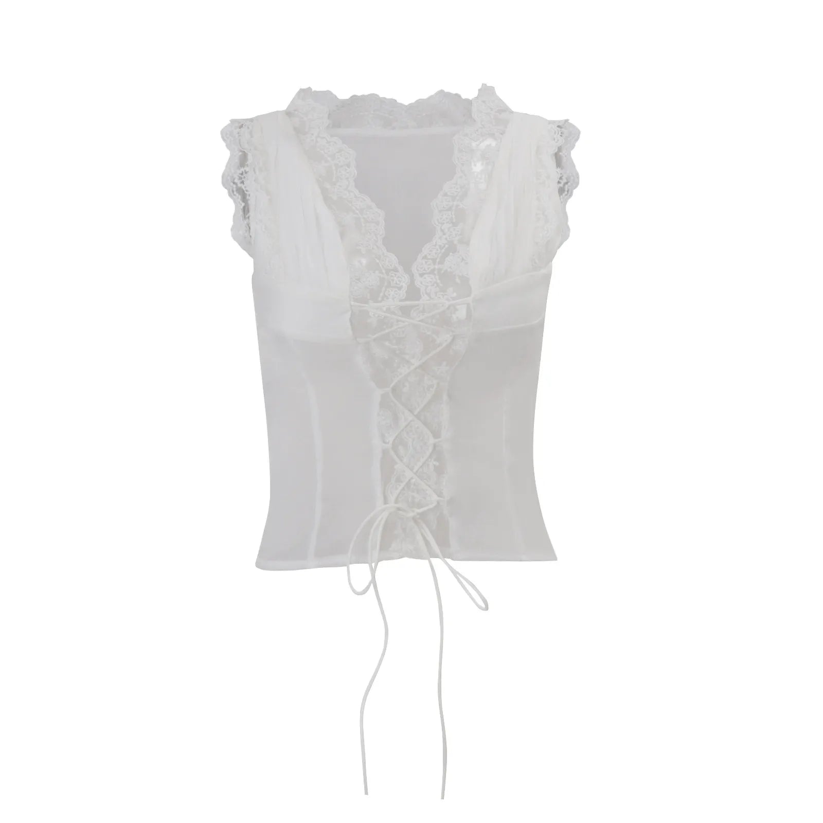 Yeva Lace Corset Top & Midi Skirt Set