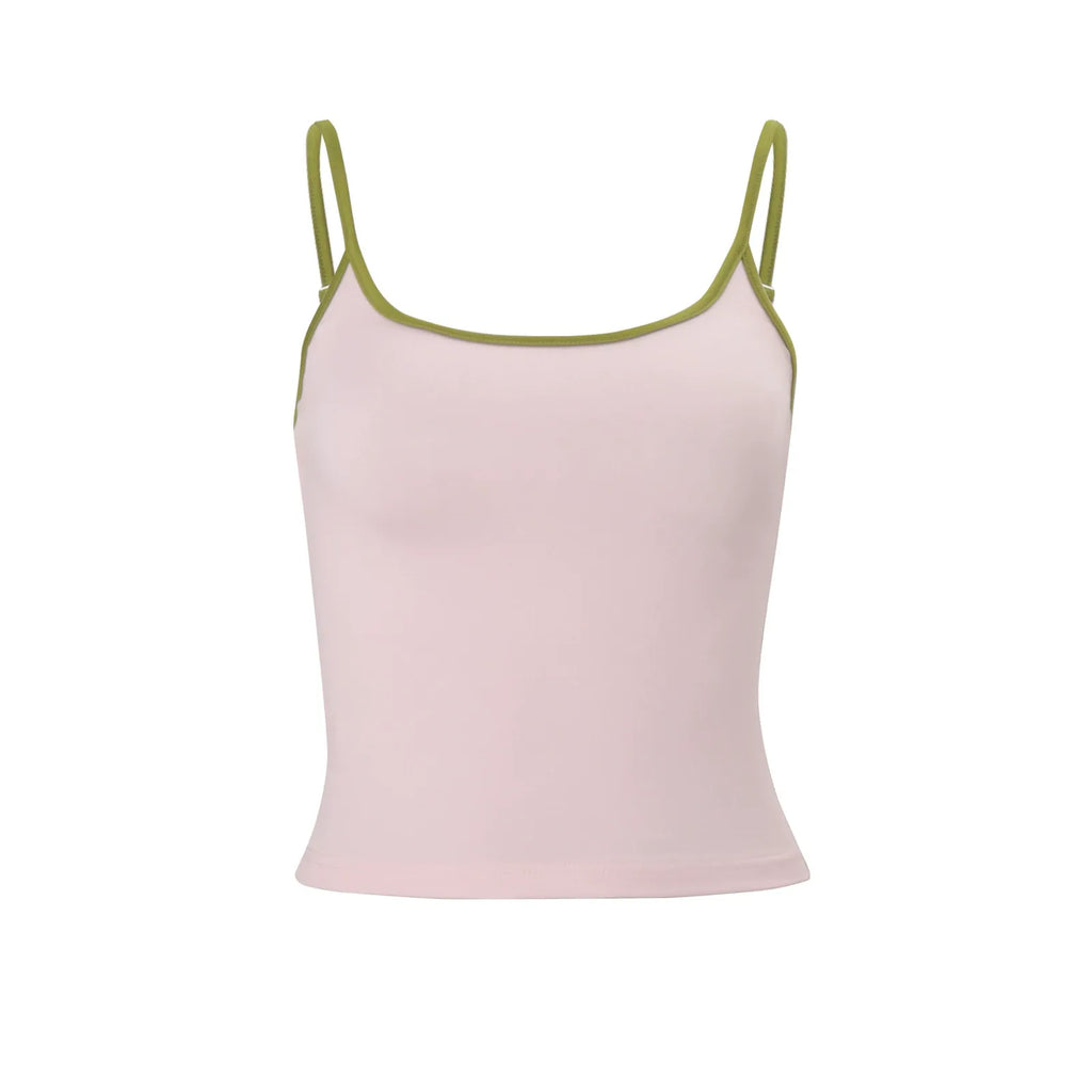 Larisa Blush & Olive Ruched Mini Set