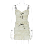 Amelia Ruched Bow Detail Skirt Set