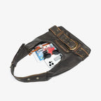 Bianca Vintage Buckle Hobo Shoulder Bag