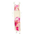 Floral Print Cami Top & Maxi Skirt Set