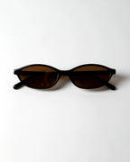 Stella Slim Oval Sunglasses