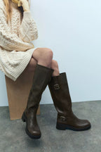 Elowen Buckle Knee-High Boots