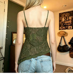 Gaia Paisley Asymmetric Cami Top