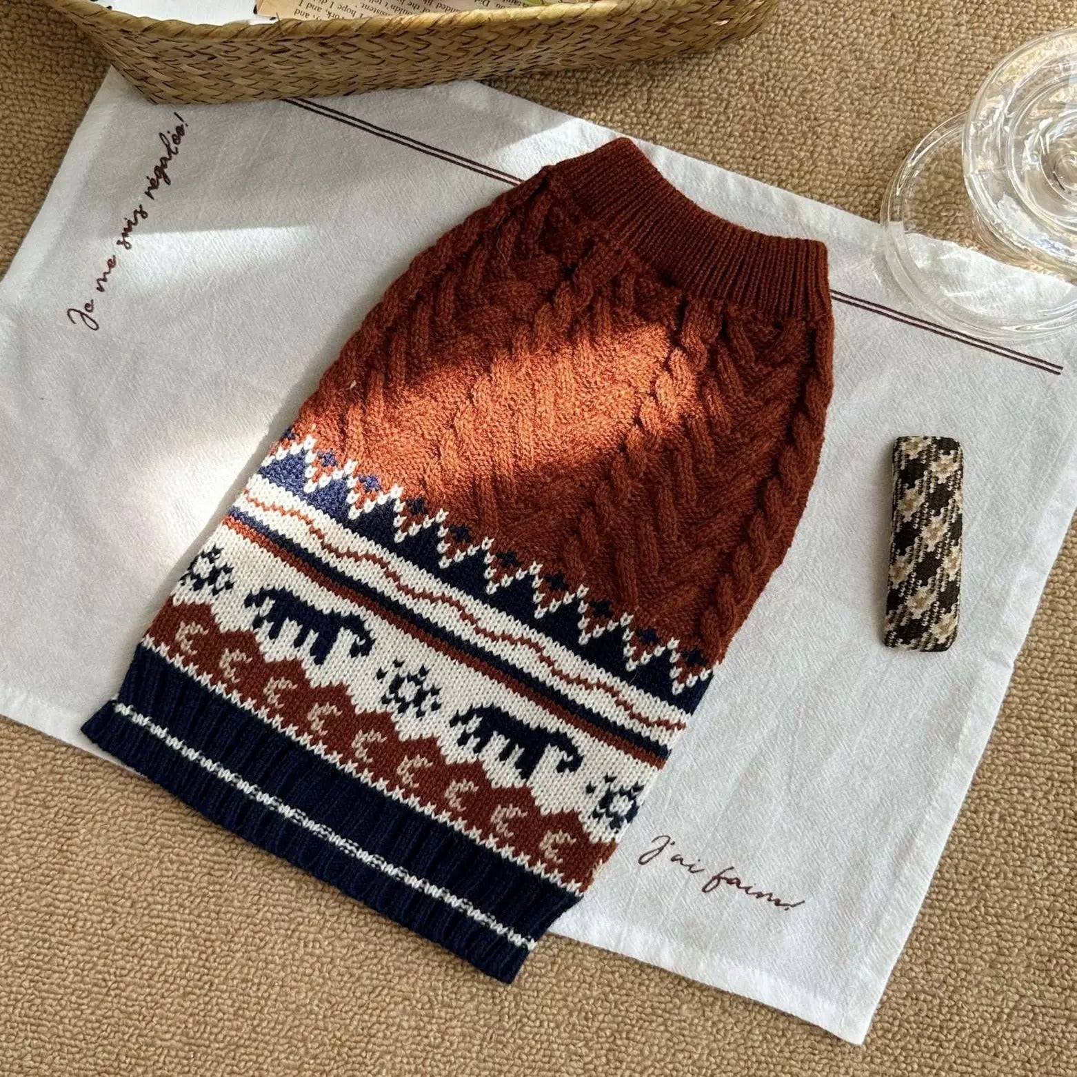 Blythe Knitted Dog Sweater