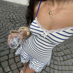 Rowan Striped Knit Mini Dress