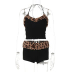 Hana Leopard Trim Lounge Set