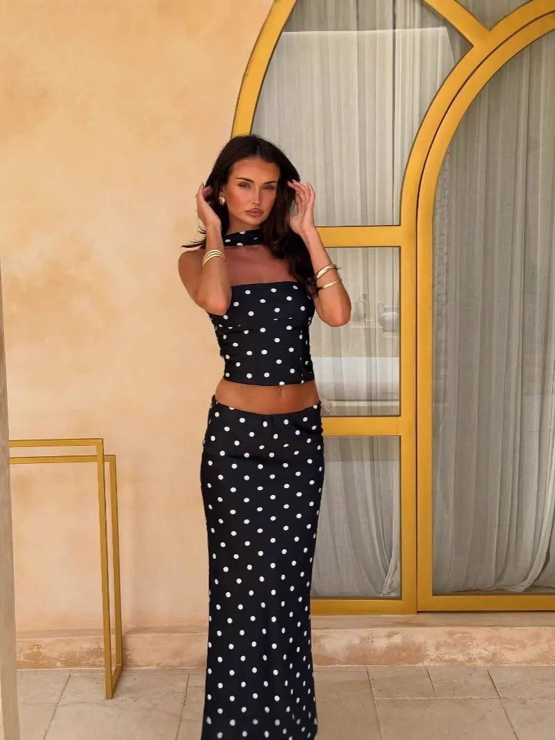Fiore Polka Dot Two-Piece Set