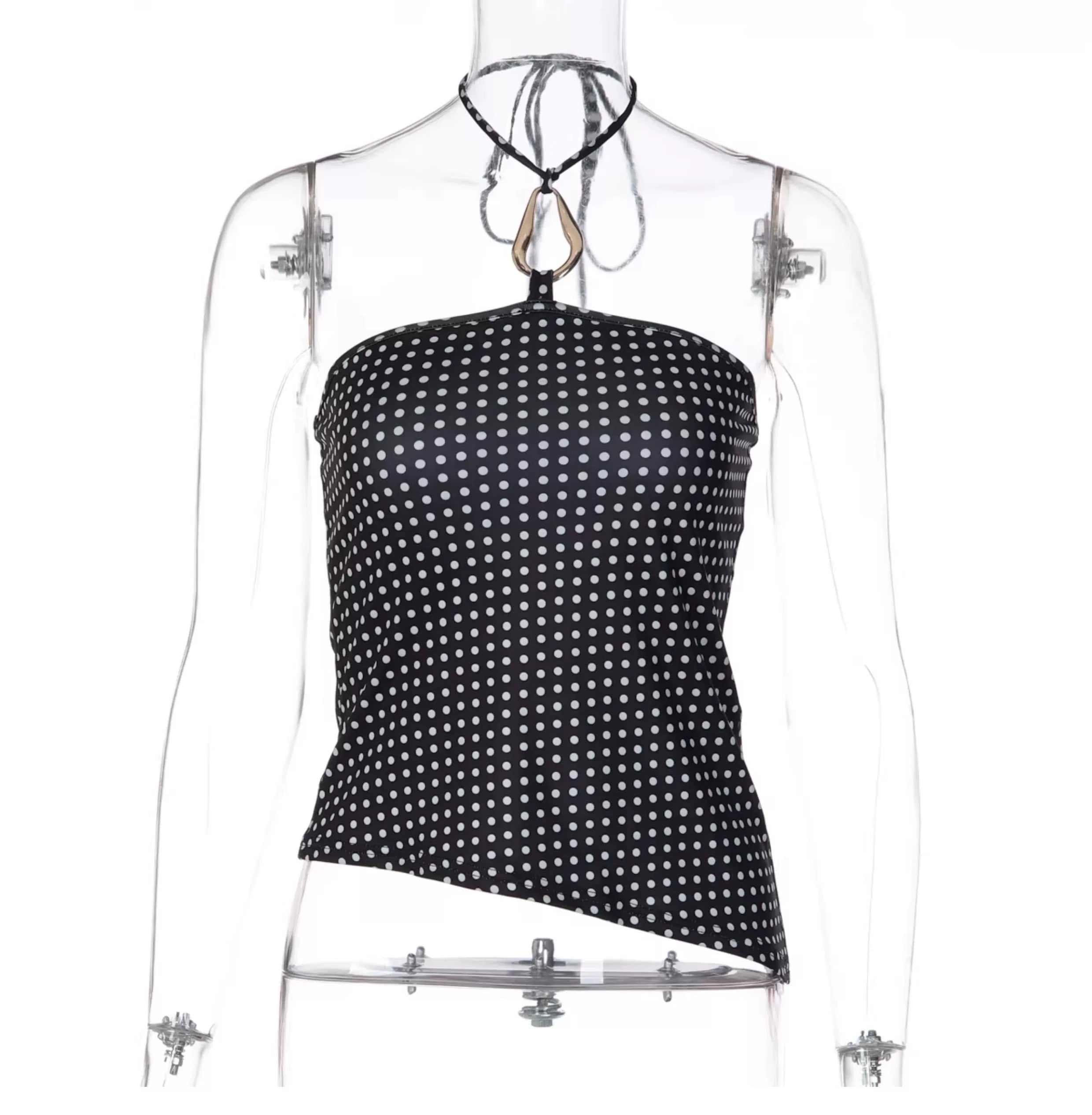 Emi Polka Dot Halter Top