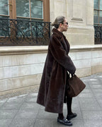 Tabitha Chocolate Faux Fur Coat