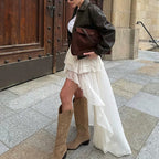 Ylenia Flow Ruffle Maxi Skirt