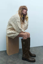 Elowen Buckle Knee-High Boots