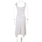 Cerina Polka Dot Cami Top & Midi Skirt Set