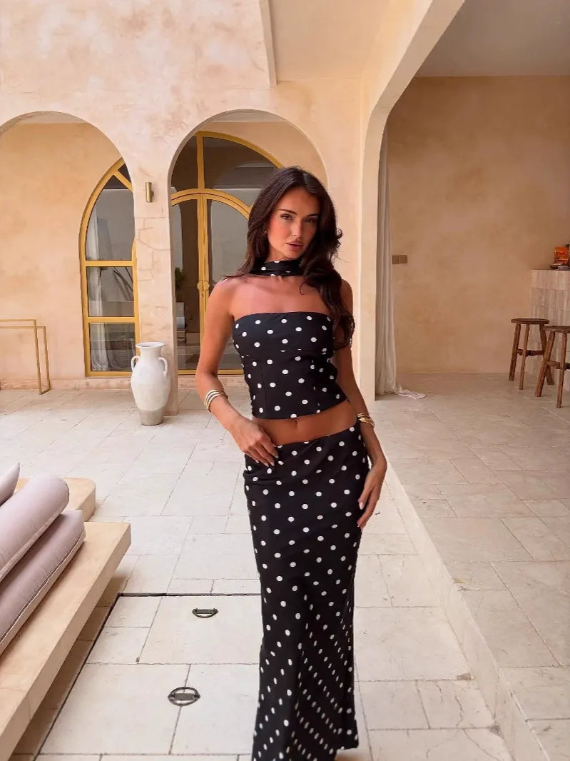 Fiore Polka Dot Two-Piece Set