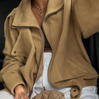 Tessa Utility Suede Jacket