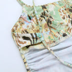 Elka Sage Abstract Print Cami Maxi Dress
