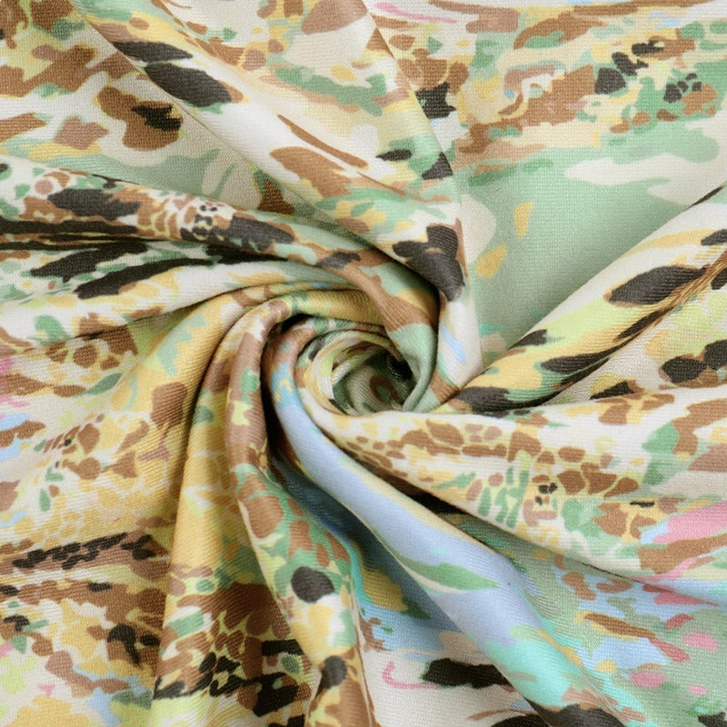 Elka Sage Abstract Print Cami Maxi Dress