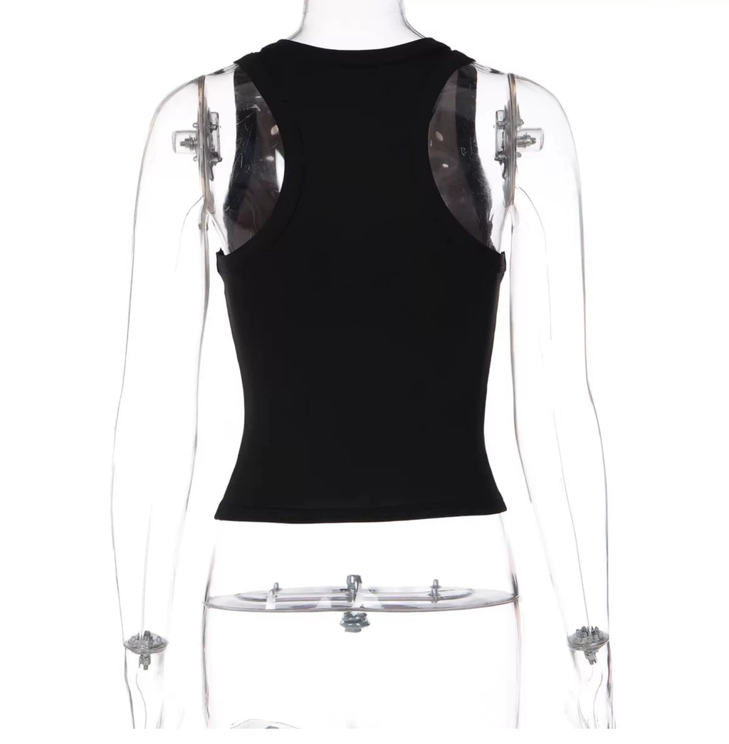 Farah Stud Detail Tank Top